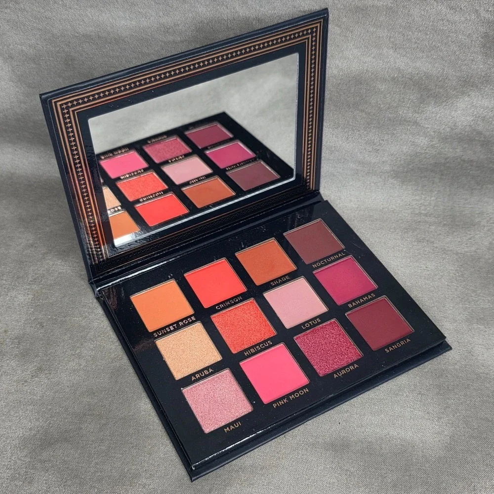 Ace Beaute SCARLET DUSK Eyeshadow Palette 12 Shades 0.55oz NIB‎
